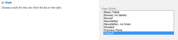 Create Form View Style